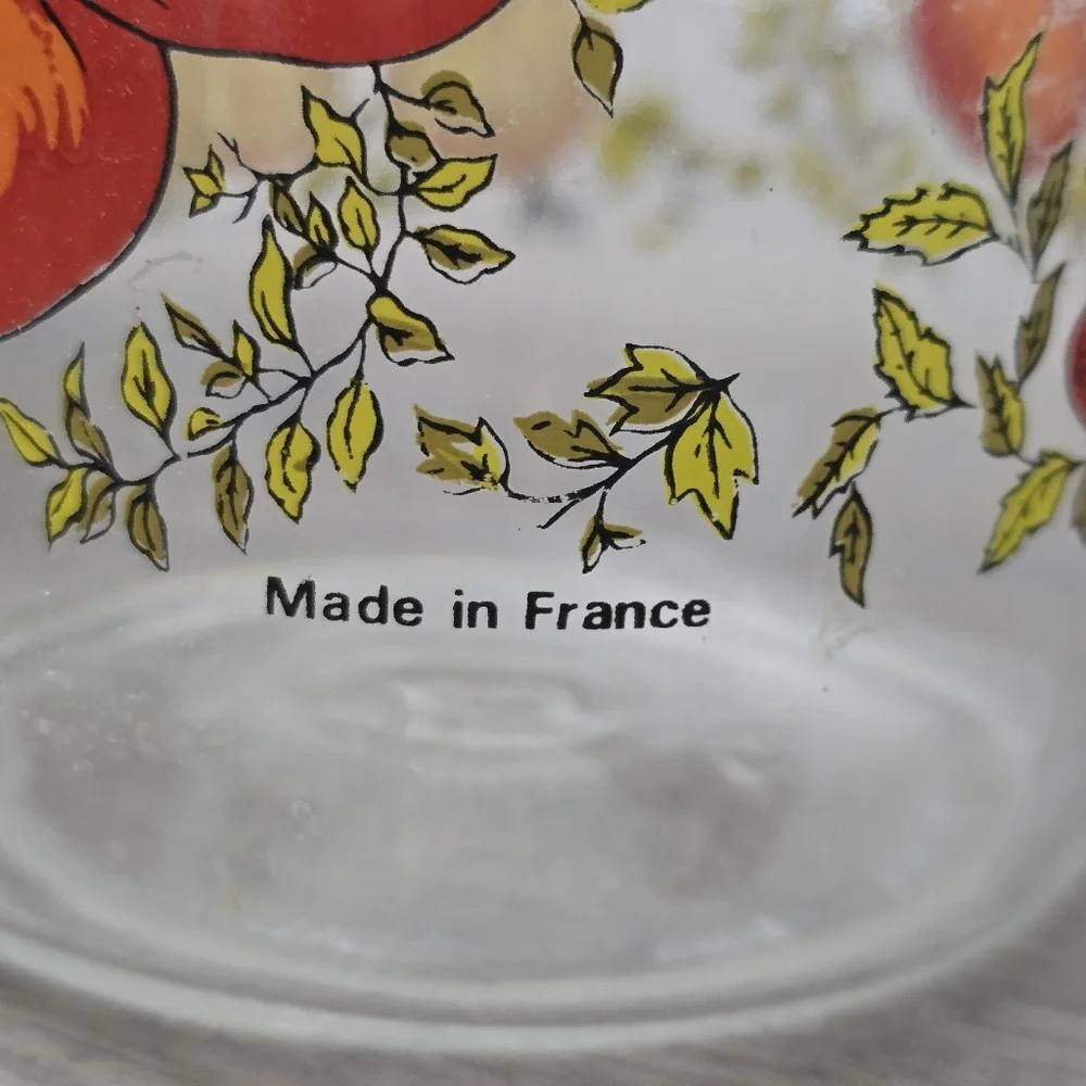1970's Spice Of Life Set Of 2 Glass Jar  Cannisters Mushroom Vtg Retro